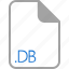 db, extension, file, filetype, format 