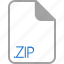 extension, file, filetype, format, zip 