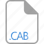 cab, extension, file, filetype, format 