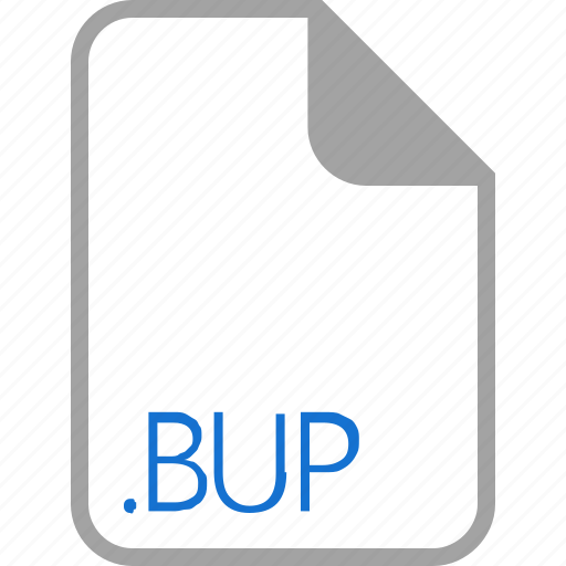 Bup, extension, file, filetype, format icon - Download on Iconfinder