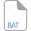 bat, extension, file, filetype, format 