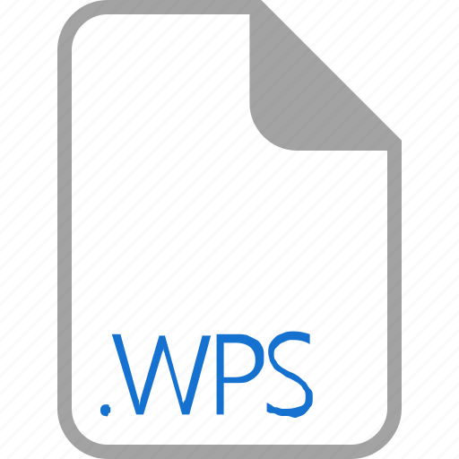 Extension, file, filetype, format, wps icon - Download on Iconfinder