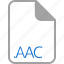 aac, extension, file, filetype, format 