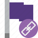 flag, link, location, marker, pin, point, purple