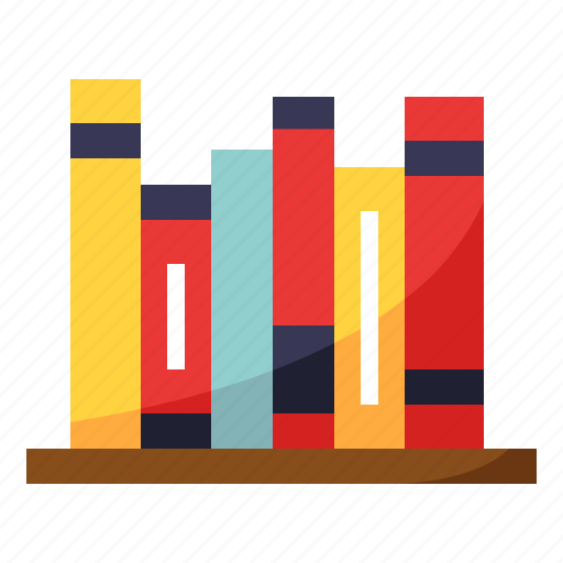 Book, hobby, reading, shelf, stack icon - Download on Iconfinder