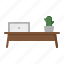 desk, interior, furniture, table, office, work 