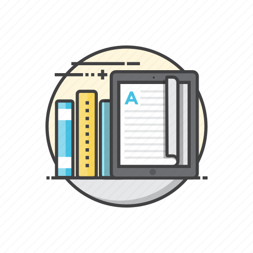 Books, e, reading, tablet, learning icon - Download on Iconfinder