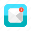 app, email, mail, message, mobile, notification, letter 