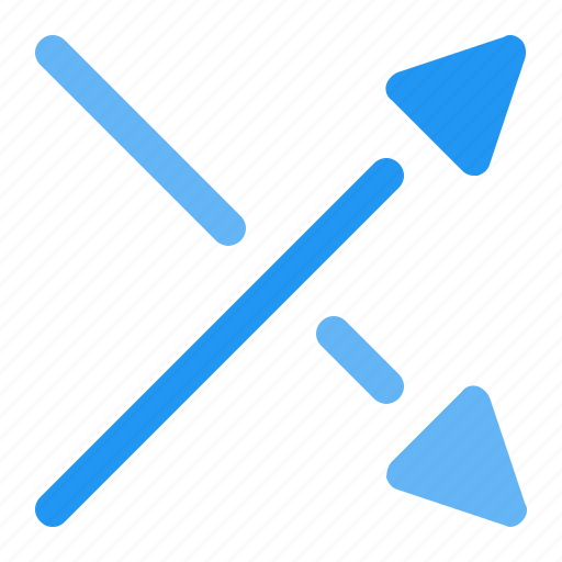Arrow, flat, random, shuffle icon - Download on Iconfinder