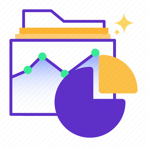 Folder, graph, report, statistics icon - Download on Iconfinder