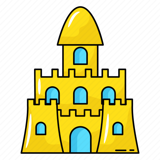 Palace, castle, fortress, fort, royal building icon - Download on Iconfinder