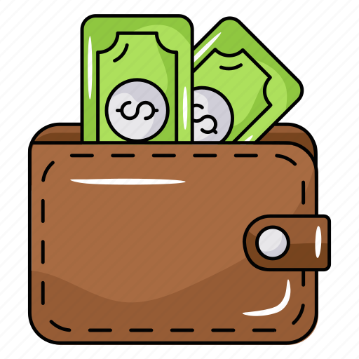 Billfold, cash wallet, pocketbook, notecase, purse icon - Download on Iconfinder