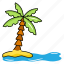 coconut tree, palm tree, island, arecaceae, beach tree 