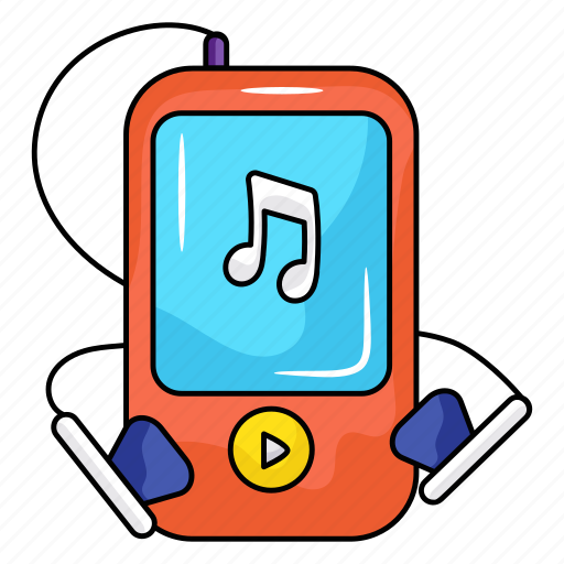 Mp3 player, music player, song player, music device, portable device icon - Download on Iconfinder