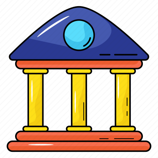 Bank, column building, museum, architecture, real estate icon - Download on Iconfinder