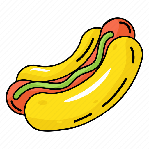 Frankfurter, hot dog, sausage, food, meal icon - Download on Iconfinder