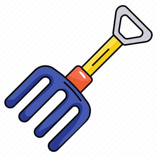 Gardening tool, gardening fork, rake, tool, gardening accessory icon - Download on Iconfinder
