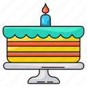 cake, sweet, dessert, confectionery item, birthday cake