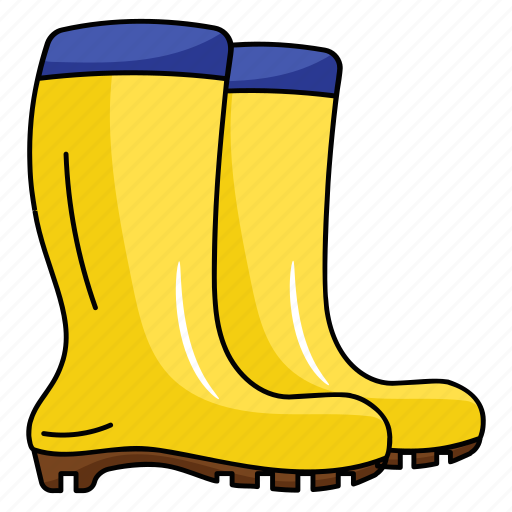 Farming boots, farming shoes, agriculture boots, footwear, long boots icon - Download on Iconfinder