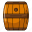 barrel, cask, wine barrel, wine drum, wooden barrel 