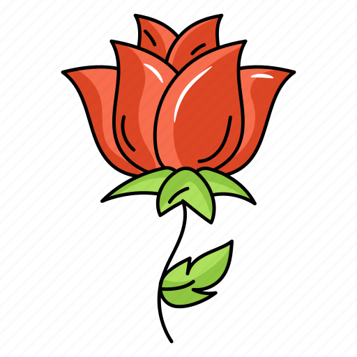 Flower, rose, floral, blooming flower, rosebud icon - Download on Iconfinder