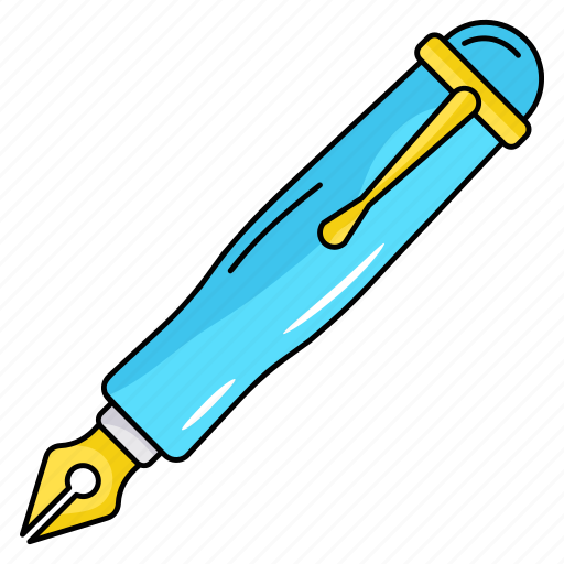 Writing tool, pen, stationery, school supplies, ink pen icon - Download on Iconfinder