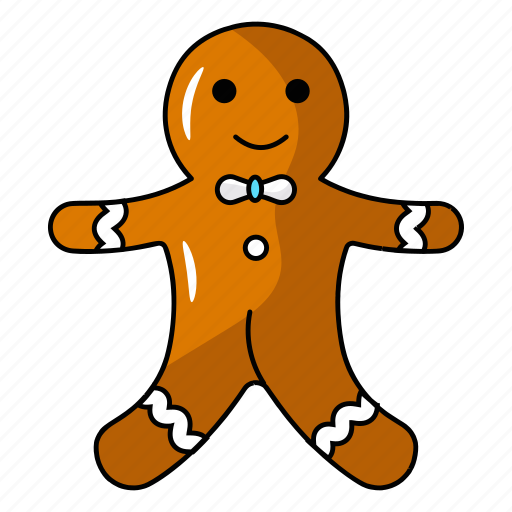 Gingerbread, bakery food, ginger man, christmas food, cookie icon - Download on Iconfinder