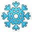 snow crystal, snowflake, flake, cold, winter 
