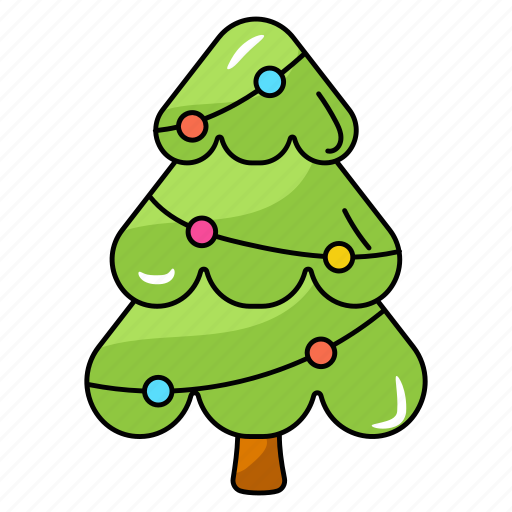 Xmas tree, christmas tree, fir tree, pine tree, christmas decoration icon - Download on Iconfinder