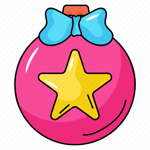 Christmas bauble, bauble, light ball, bauble ball, christmas decoration, ] icon - Download on Iconfinder