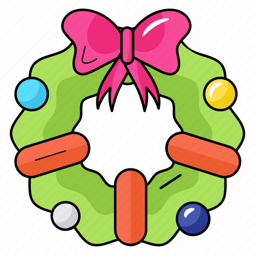 Ornament, christmas wreath, garland, decorations, wreath icon - Download on Iconfinder