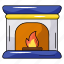 christmas fireplace, inglenook, fireplace, fire hearth, furnace 