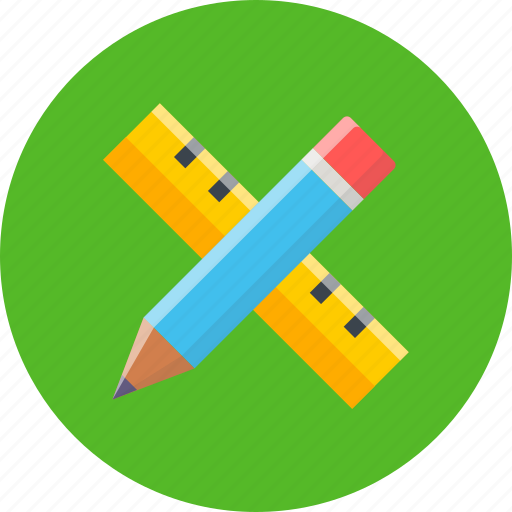 Design, graphic, pencil, ruler, tool, work, write icon - Download on Iconfinder