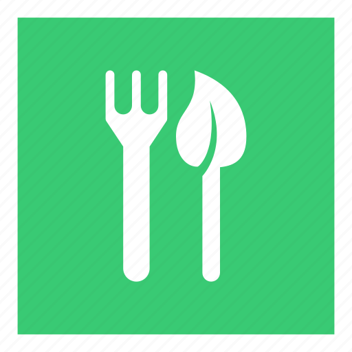 Eat, food, leaf, restaurant, vegan, vegetarian icon - Download on Iconfinder