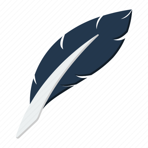Feathered, pen, stationery, text, write, writing icon - Download on Iconfinder