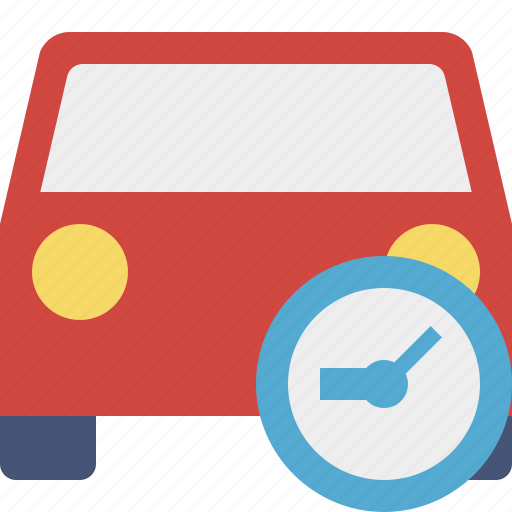 Auto, car, clock, traffic, transport, vehicle icon - Download on Iconfinder