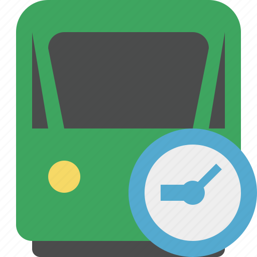 Clock, delivery, railway, train, transport, travel icon - Download on Iconfinder