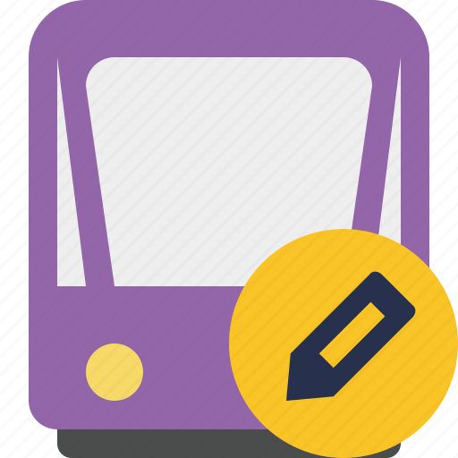 Edit, public, train, tram, tramway, transport icon - Download on Iconfinder
