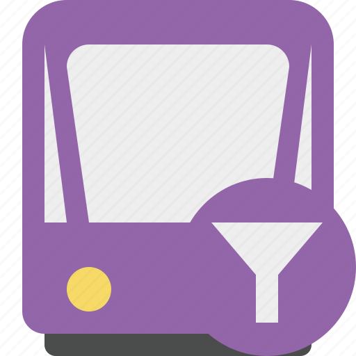 Filter, public, train, tram, tramway, transport icon - Download on Iconfinder