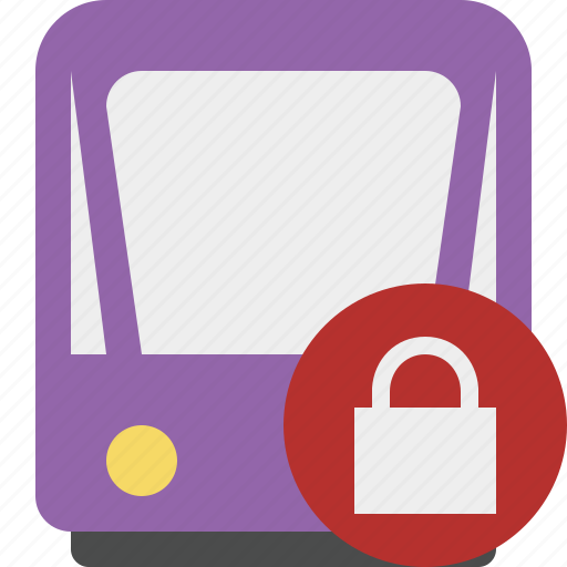 Lock, public, train, tram, tramway, transport icon - Download on Iconfinder