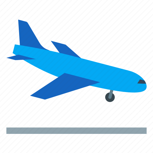 Airplane, landing, aeroplane, aircraft, flight, plane, travel icon - Download on Iconfinder
