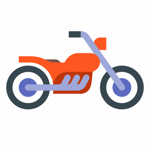 Motorcycle, bike, motorbike, chopper, harley davidson, moto, transport icon - Download on Iconfinder