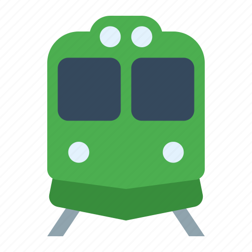Train, locomotive, railway, metro, railroad, subway, tramway icon - Download on Iconfinder