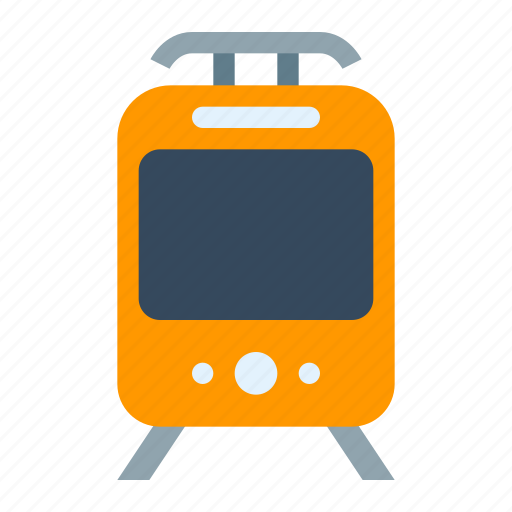 Tram, subway, train, tramway, transport, public transport, transportation icon - Download on Iconfinder