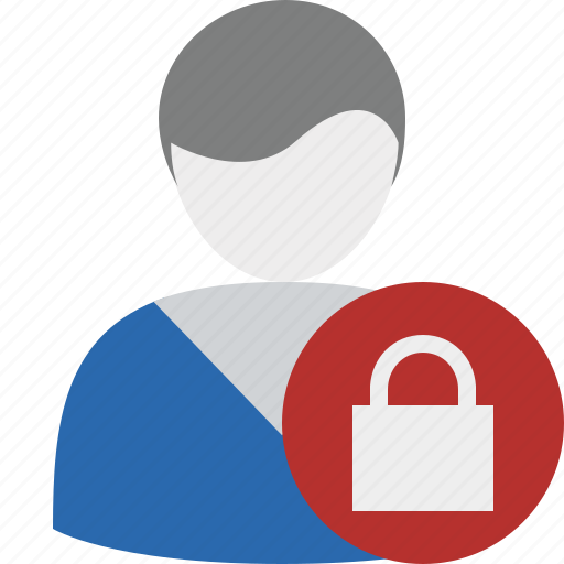 Lock, user, account, male, profile icon - Download on Iconfinder