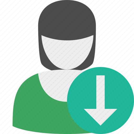 Download, user, woman, account, female, profile icon - Download on Iconfinder