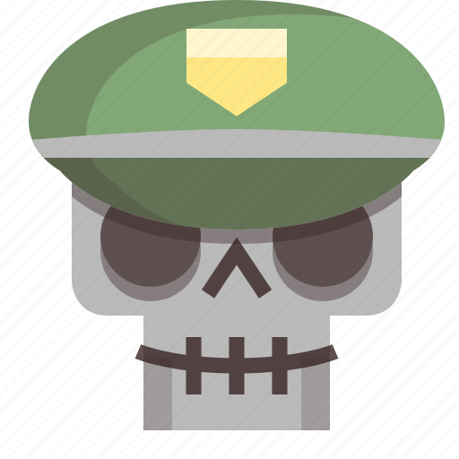 Army, dictator, evil, general, skull, soldier, war icon - Download on Iconfinder