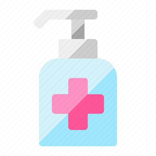 Bottle, hand sanitizer, antiseptic, antibacterial, pharmacy, medic, health icon - Download on Iconfinder