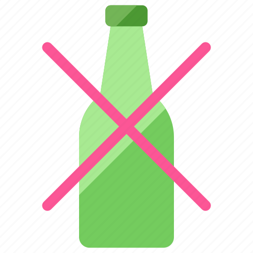 Bottle, cross, non alcoholic, alcohol free, healthy, medic, health icon - Download on Iconfinder