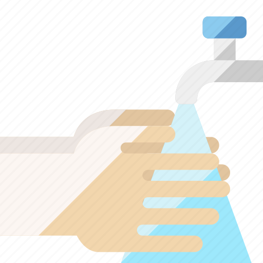 Hands, tap, faucet, washing hands, water, protocol, health icon - Download on Iconfinder